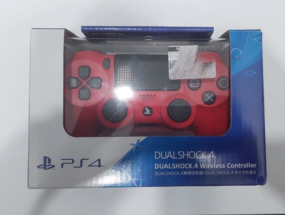 Original Dualshock 4 Ds4 Magma Red Video Gaming Video Game