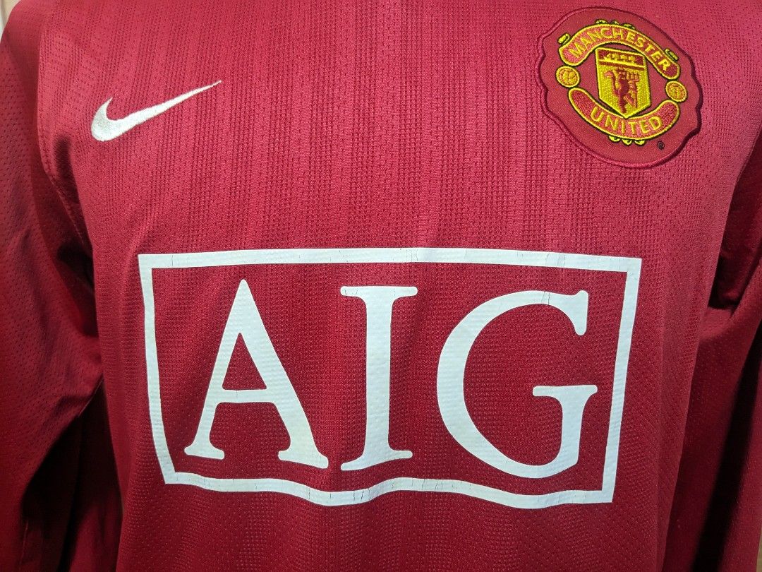 Original Manchester United 07 08 Home Long Sleeve Men s Fashion