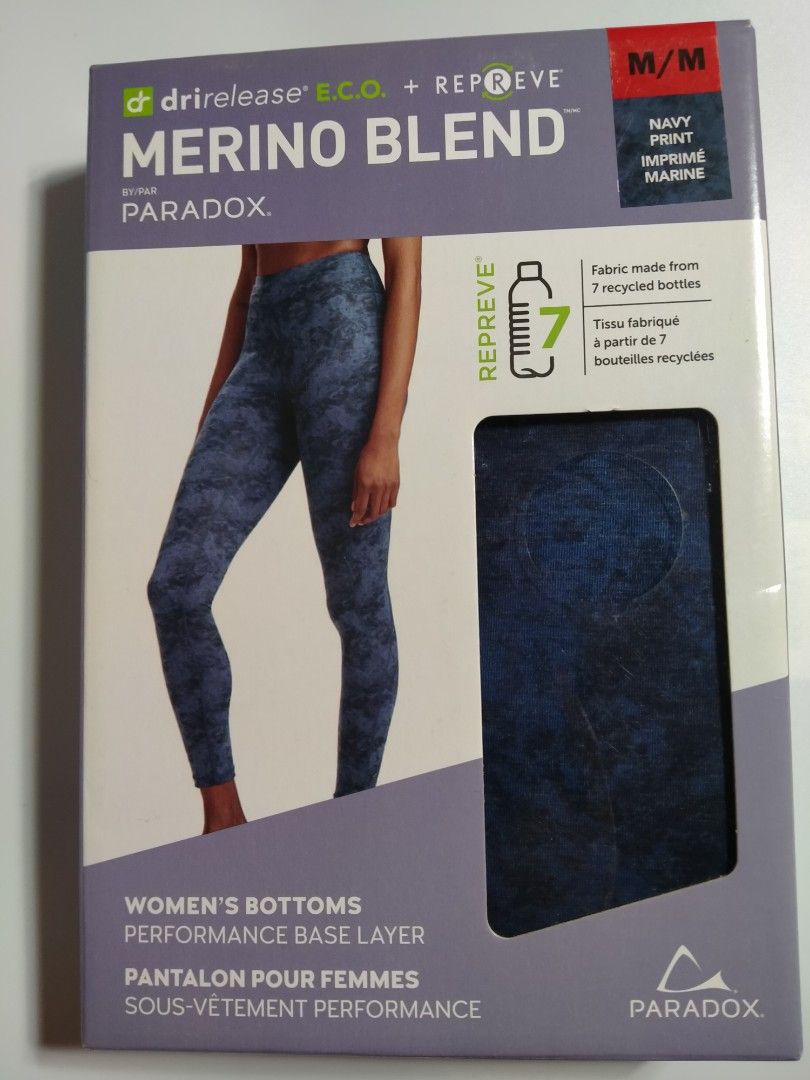 Paradox Merino Blend Women's Bottoms Performance Base Layer.