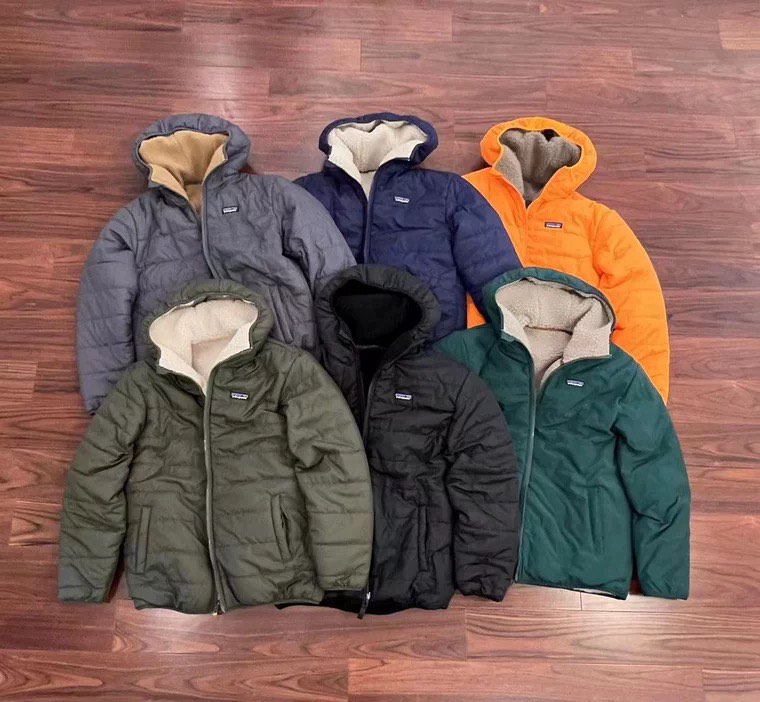 Patagonia reversible dream sales song hooded down jacket