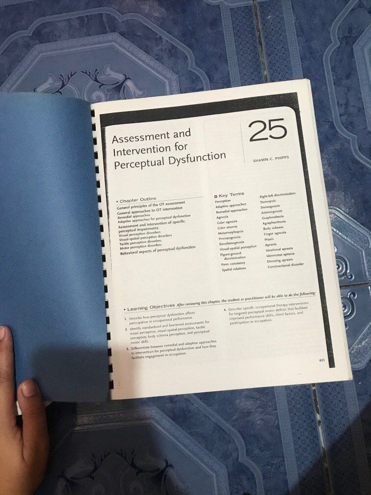 Pedretti’s Occupational Therapy (Category: Textbooks) located in Imus. Submitted by amawieismyname (Listing ID 1282467245, Image 3). Description: Divided into two bind since photocopy lang siya.