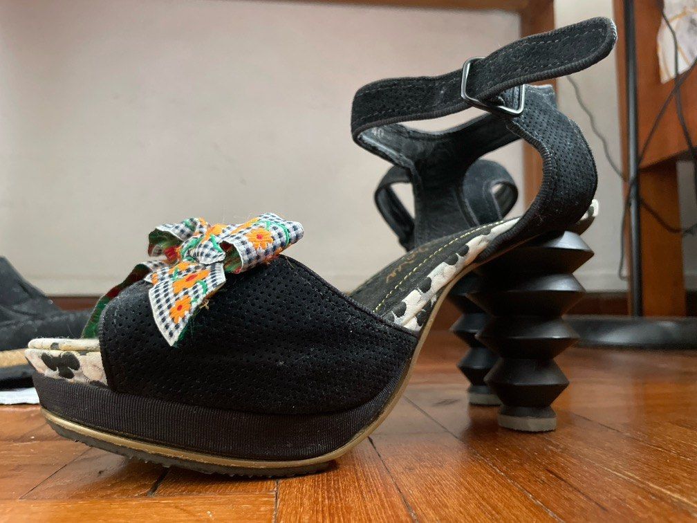 Cute bow heels sale