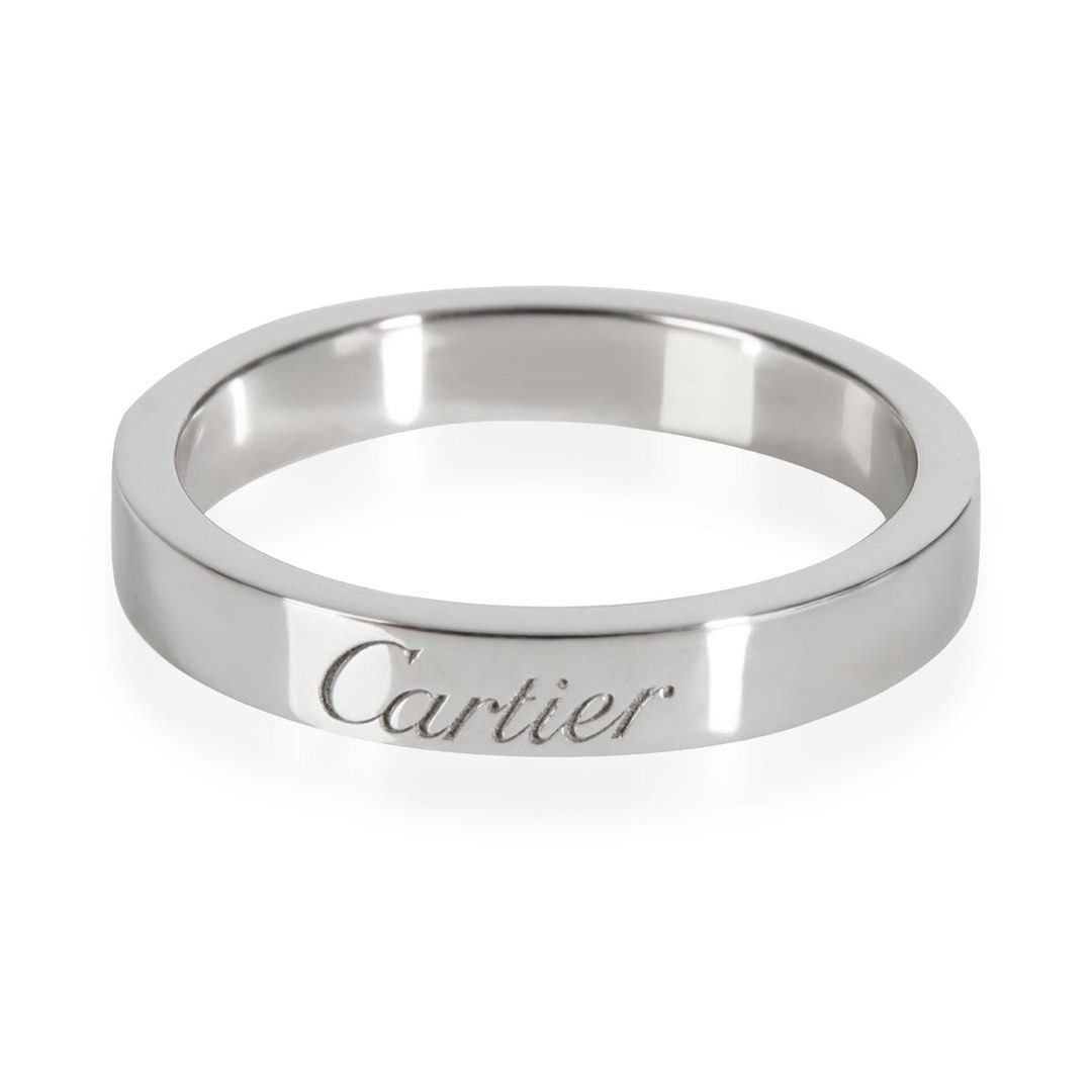 Platinum 950 C de Cartier Ring size 61 Women s Fashion Jewelry