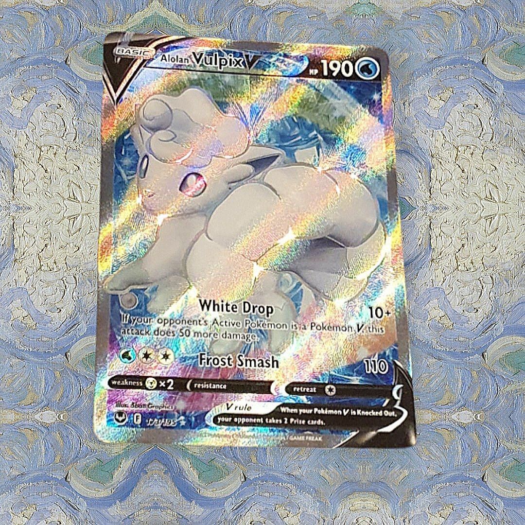 Pokemon Card Alolan Vulpix V - Silver Tempest, Hobbies & Toys, Toys & Games on Carousell Pokemon Card Alolan Vulpix V - Silver Tempest, Hobbies & Toys, Toys & Games on Carousell