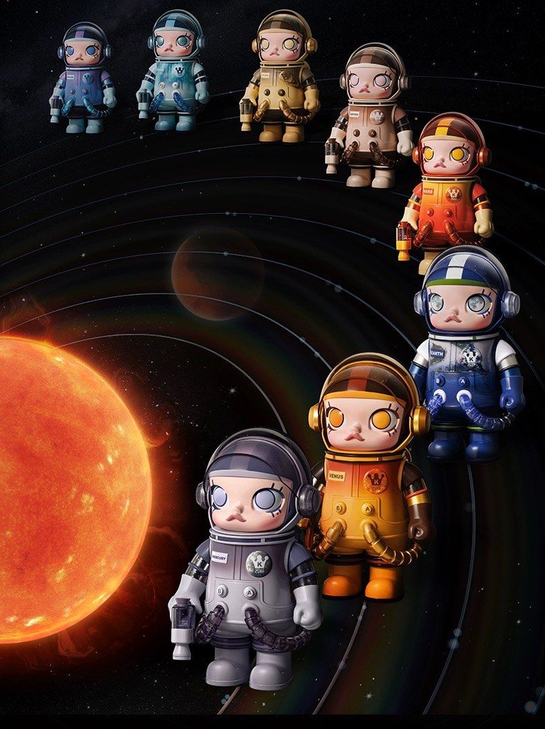 ?POPMART 400% Mega Space Molly 星球系列大隱藏款地球Earth, 興趣及 