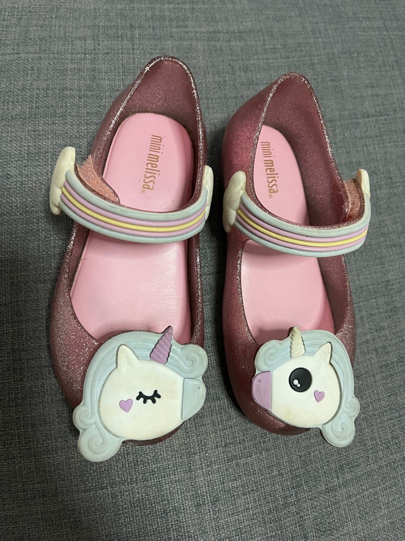 Mini melissa hotsell shoes unicorn