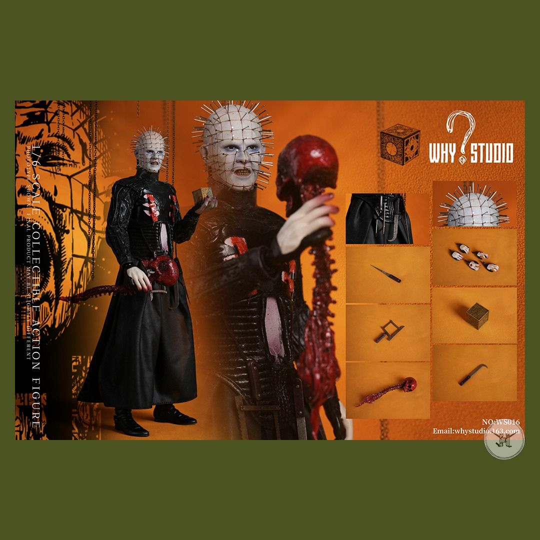 PRE-ORDER!! Why Studio: 1/6 Hellraiser (Category: Figurines & Statues) located in Quezon City. Submitted by figsnkits (Listing ID 1282540033, Image 3). Description: PRE-ORDER!! Why Studio: 1/6 Hellraiser Pre-order price: Php 7,605 Min. DP: Php 1,900 (new) Php 700 (return customers) SRP: Php 8,450 Deadline: Feb 12, 2024 or until PO slots are full ETA: Q3 2024 (estimated only - can be early/late) LOC: Quezon City MOP: GCash/BPI/Maya MOD: Lalamove/G