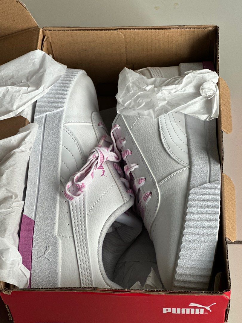 Puma carina leather platform sneaker sales