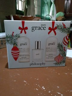 Pure Grace by Philosophy Mini Trio Set (Perfume, 3 in 1 Wash Gel and Lotion)
