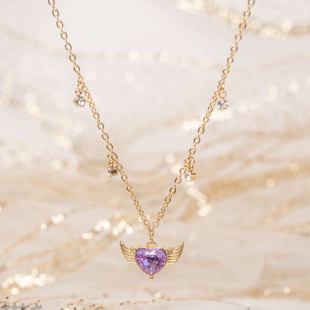 Cheap best sale purple necklace