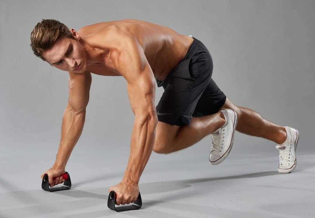 Floor push up best sale handles