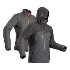 Quechua Men s 3 in 1 Waterproof Travel Backpacking Jacket Travel 500 14 F Black Men s Fashion Coats Jackets and Outerwear on Carousell