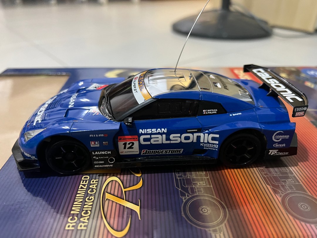 RC Mini z kyosho CALSONIC IMPUL GT-R 2008, Hobbies & Toys, Toys & Games on  Carousell