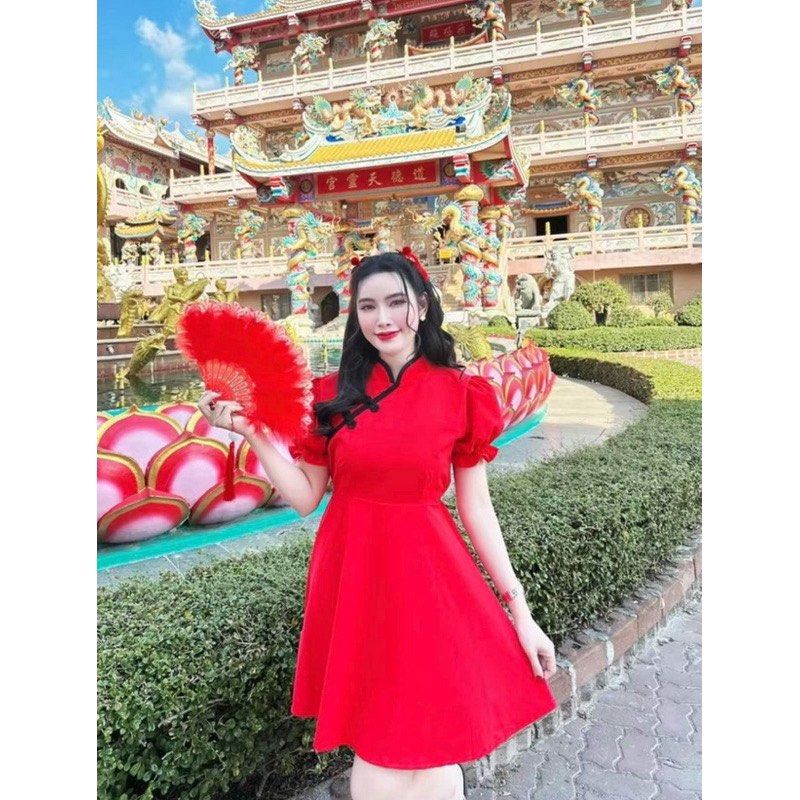 Ready Stock Chinese New Year Celebration Dress CNY Dress