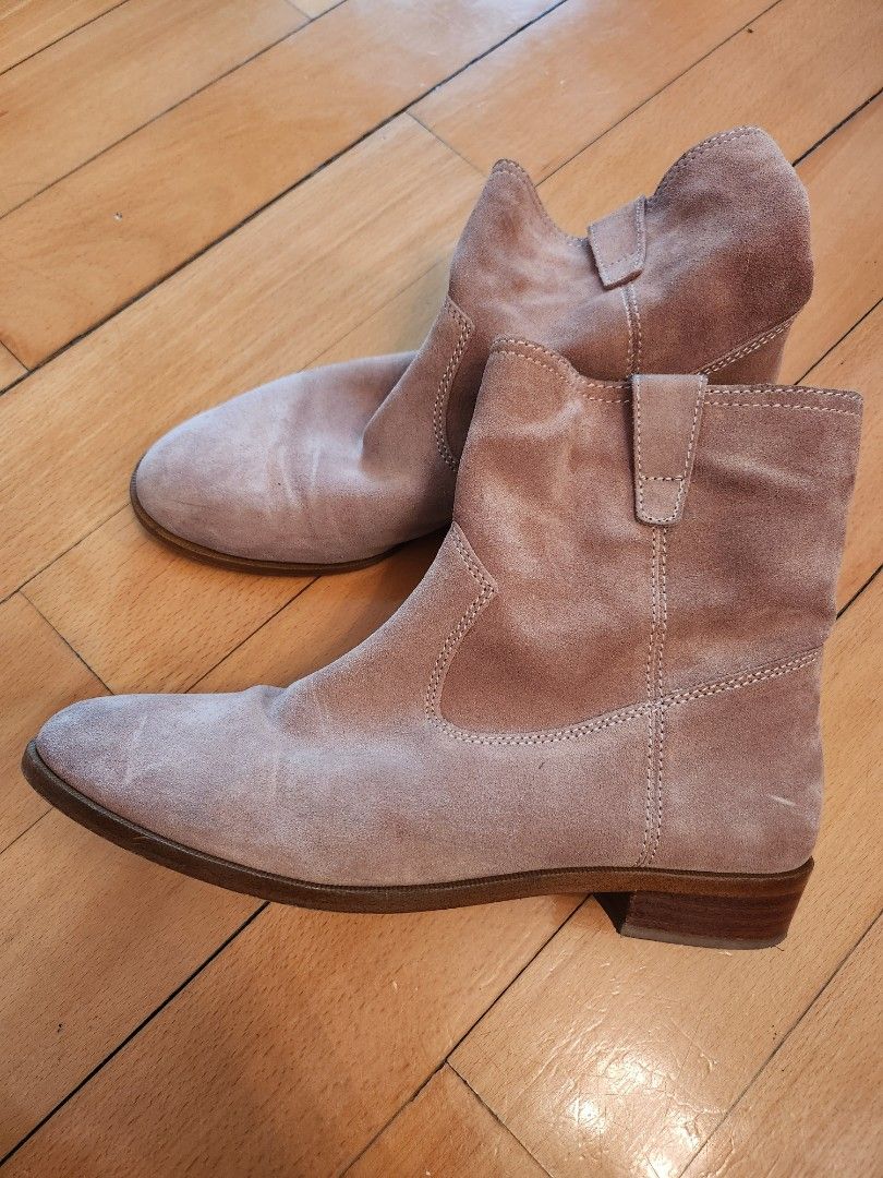 Rebecca minkoff suede boots sales