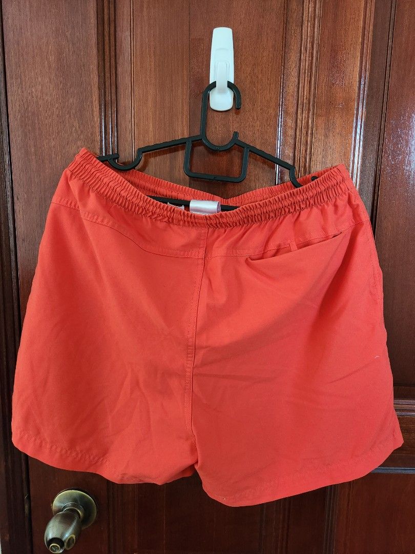 Red reebok shorts shop