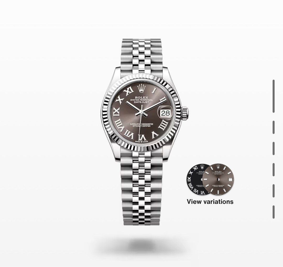 White gold datejust discount