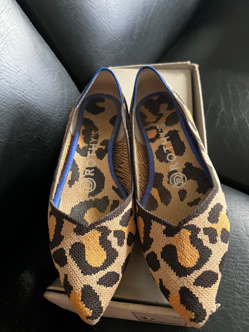 Rothys online leopard loafers