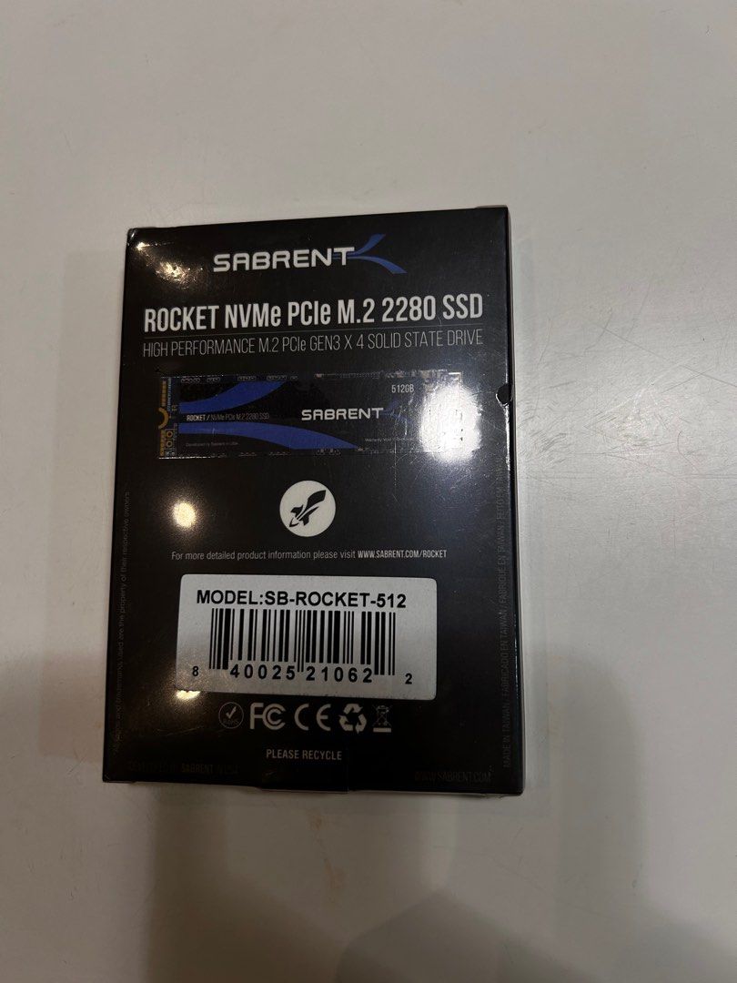 Sabrent 512gb on sale rocket nvme