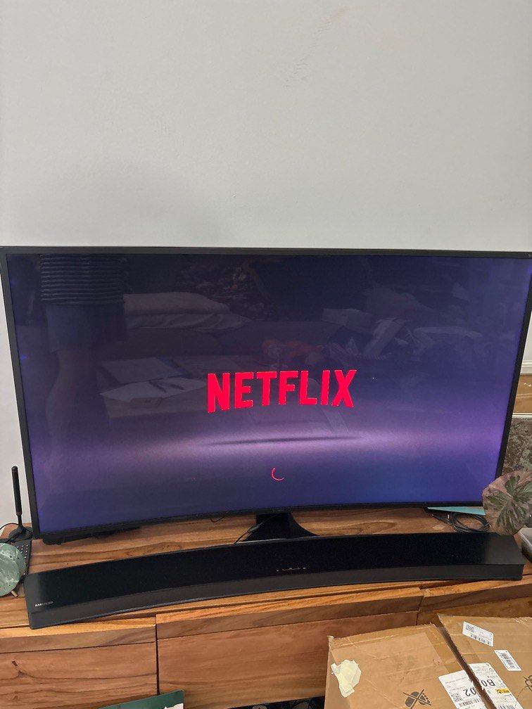 Samsung curved tv soundbar discount