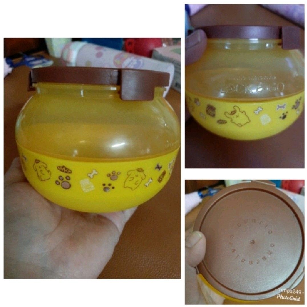 Sanrio Pompompurin Container (Category: Food Organization & Storage) located in Santa Rosa. Submitted by mmps249.1 (Listing ID 1282393683, Image 1). Description: Crossposted Authentic Sanrio Pompompurin Container.
