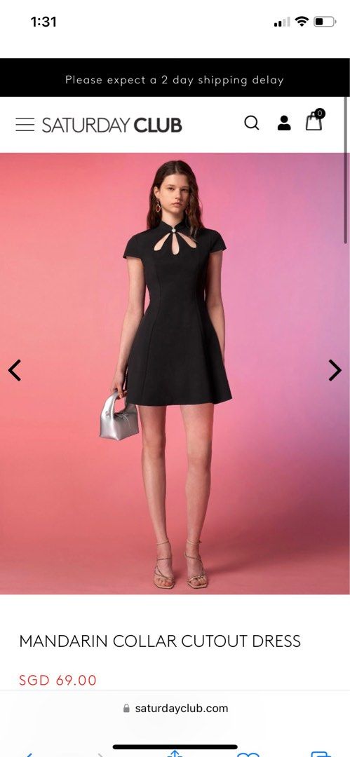 Cut out clearance club dress