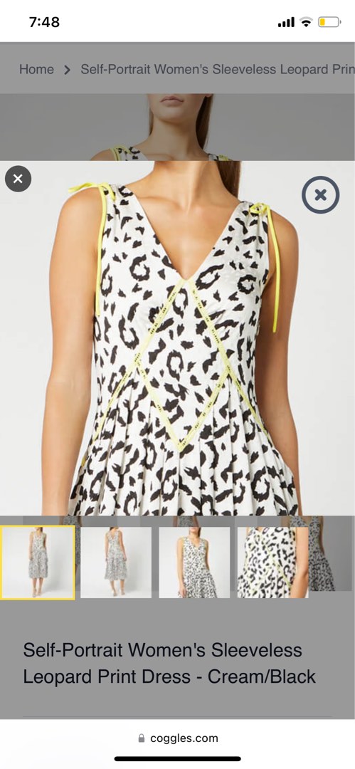 Self portrait clearance leopard print dress