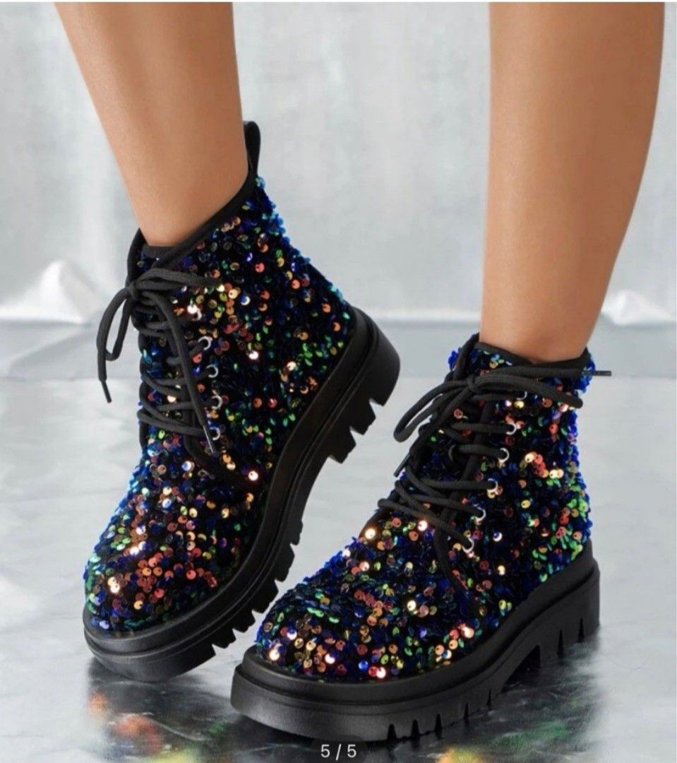 Cheap sequin boots online