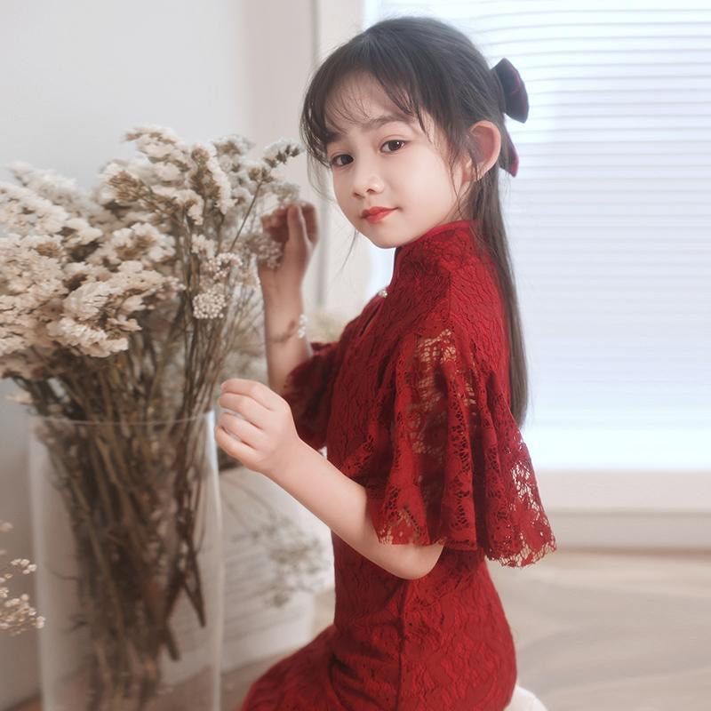 Girls qipao top