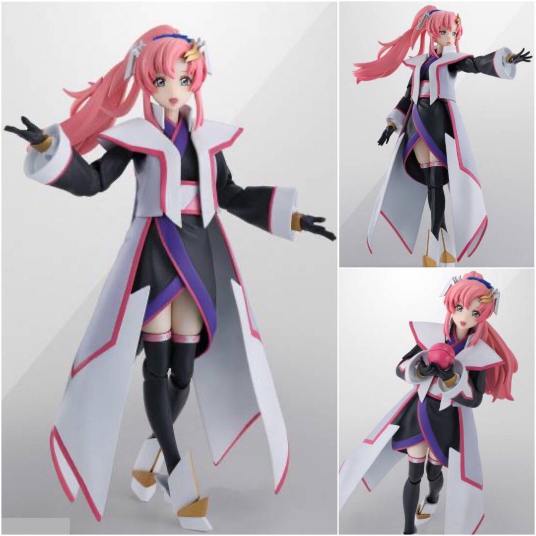 S.H. FIGUARTS: Mobile Suit Gundam SEED Freedom - Blue & Haro & Lacus Clyne - Compass Battle Surcoat Version (Category: Toy Figures) located in Singapore. Submitted by fusanity.shop (Listing ID 1282444221, Image 1). Description: .