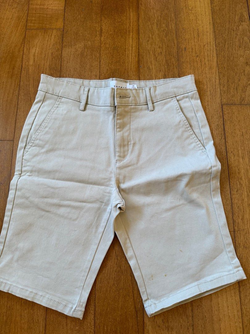 Topman white shorts outlet
