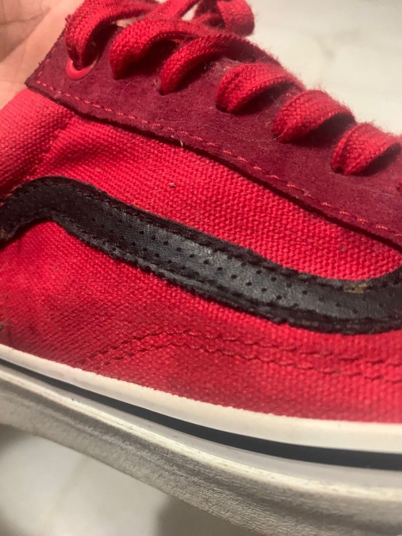 Vans old skool Red uk9/28cm Used