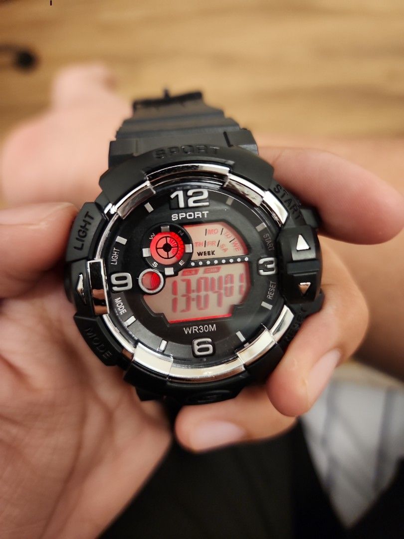 Sports watch with timer online