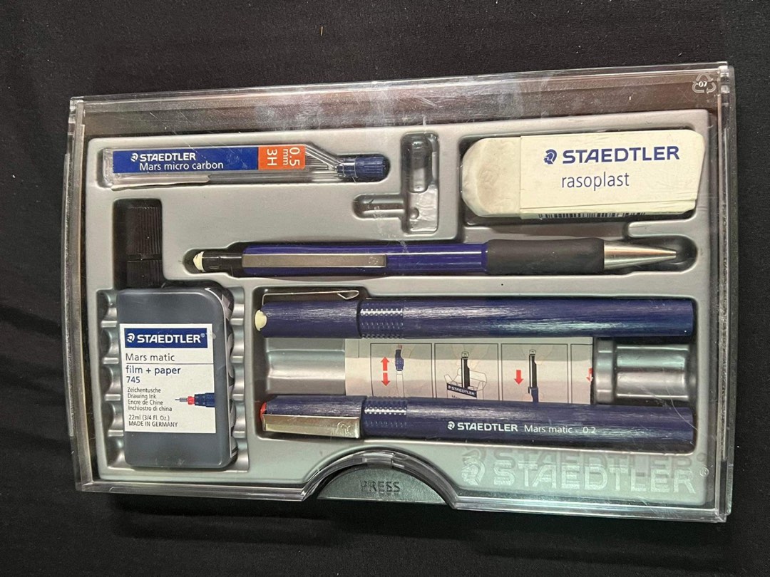 Staedtler refillable Technical pen (full set), Hobbies & Toys, Stationary & Craft, Stationery