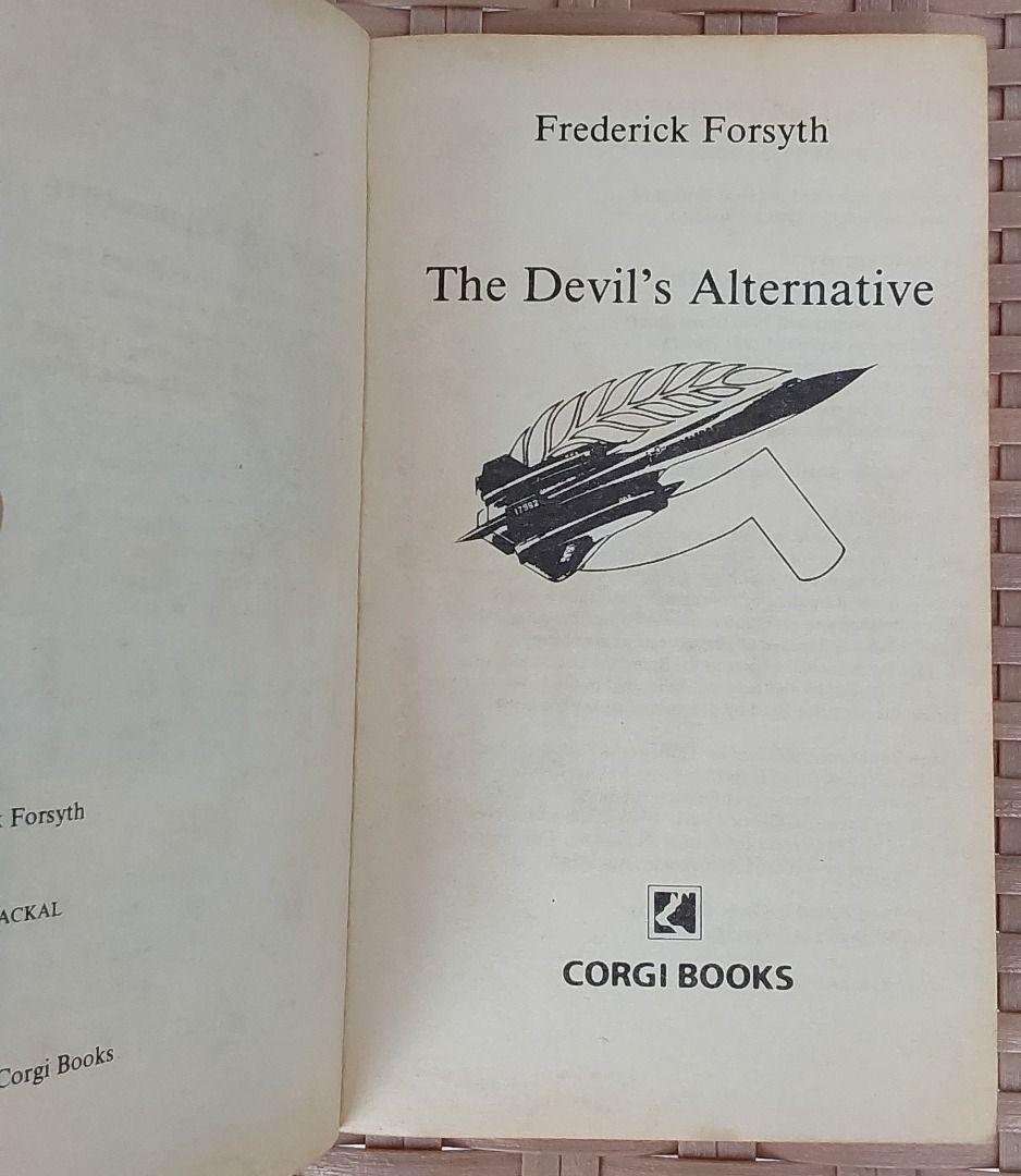 The Devil's Alternative by Frederick Forsyth, 1985, (English/buku ...