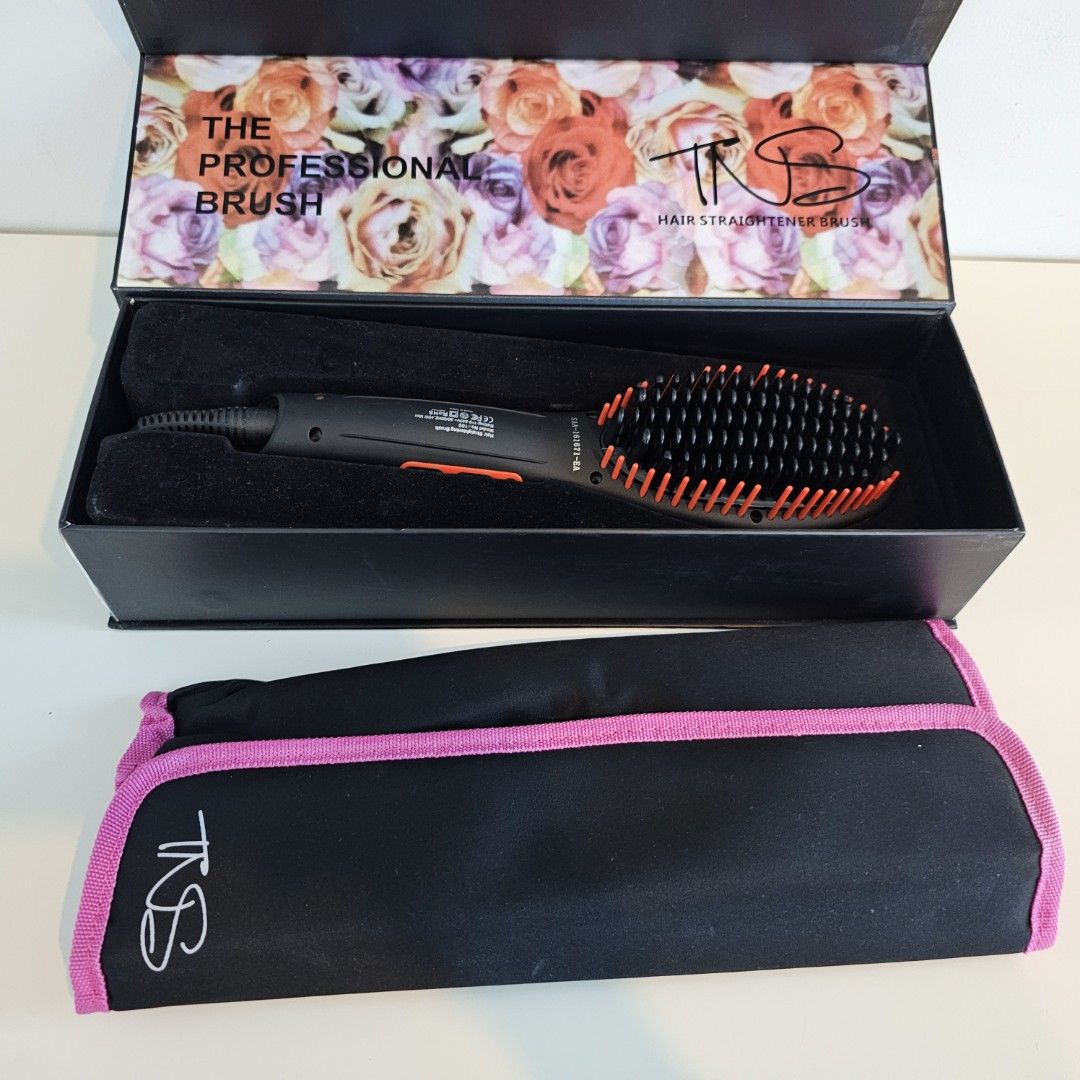 Tns hair straightening brush hot sale