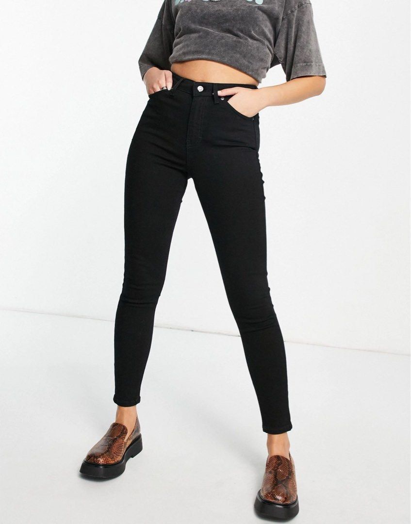 Topshop Jamie Black Jeans W26L32 Women s Fashion Bottoms Jeans