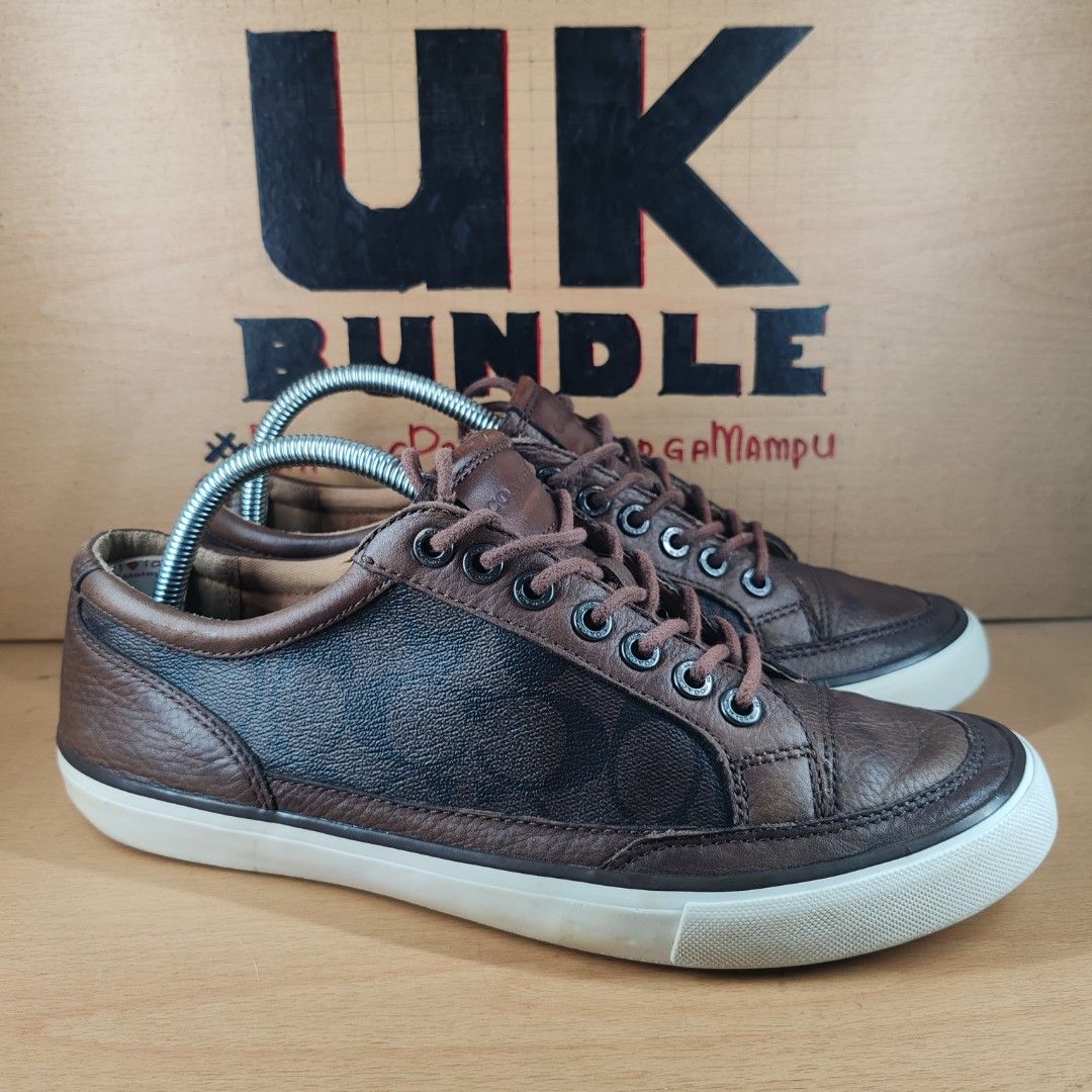 UKBundle 8UK 8.5UK 26cm Coach Porter Lo Top FG1078 Leather