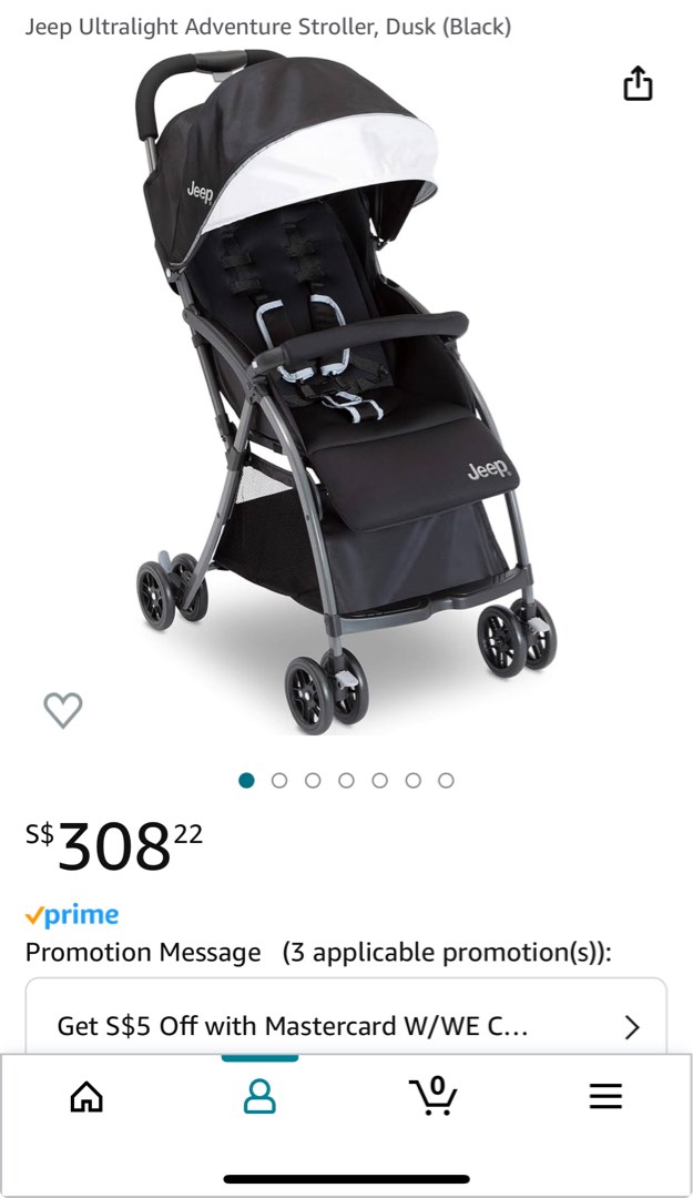 Jeep ultralight adventure stroller hot sale
