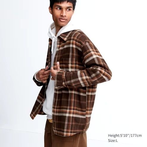Uniqlo flannel jacket best sale