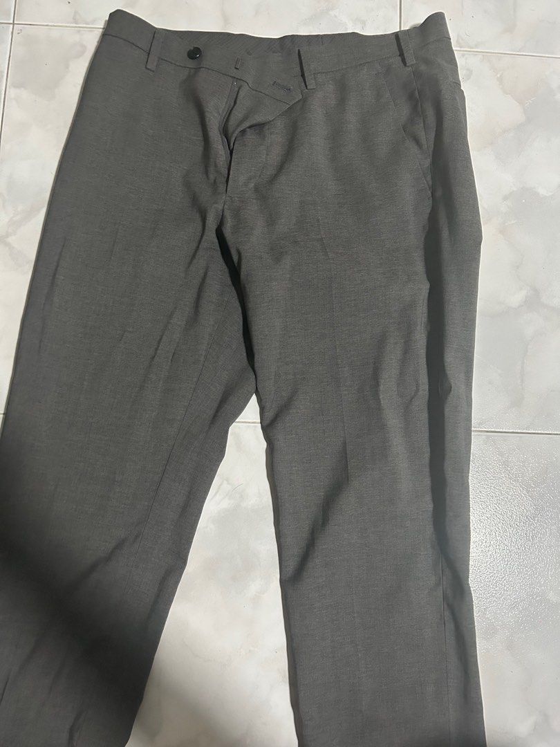 WOOL TROUSERS Ines De La Fressange - Uniqlo, Men's Fashion, Bottoms,  Trousers on Carousell