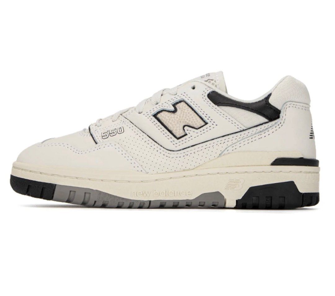 US 8.5 New Balance 550 Cream Black Men s Fashion Footwear