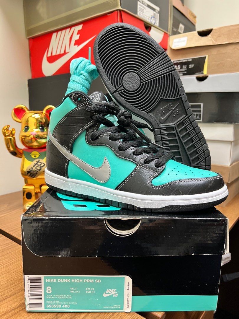 素敵な Diamond - Supply High Nike Nike Tiffany Dunk SB Dunk High ...