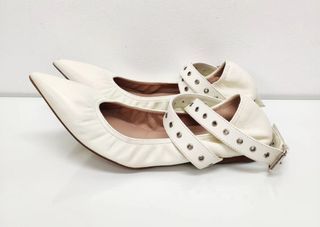 Valentino White Ballerina shoes