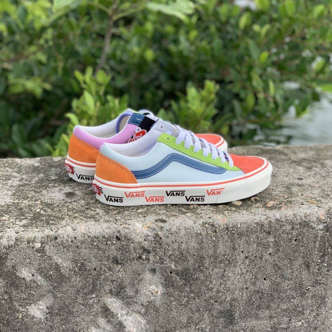 Coral color vans store