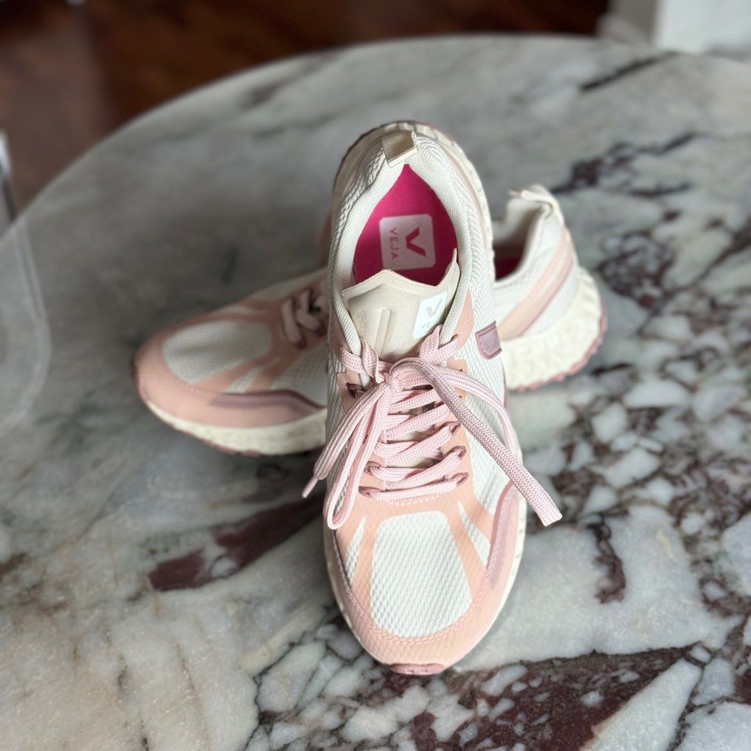 Pink veja trainers on sale