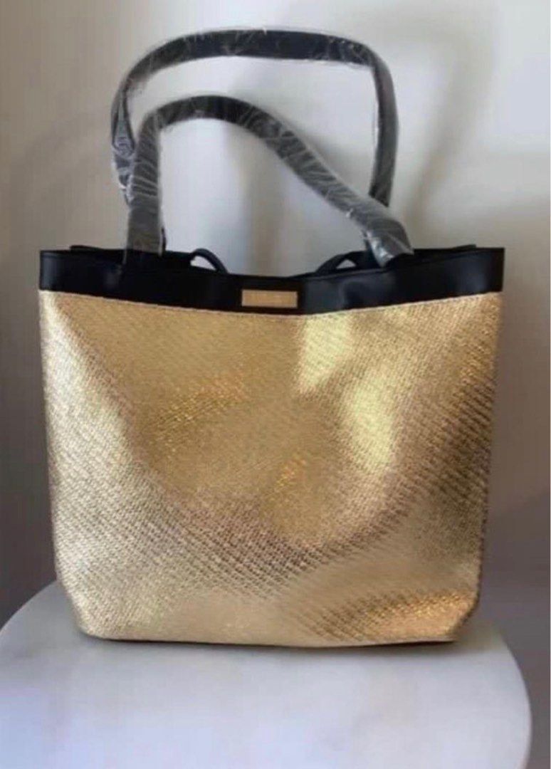 Versace parfums gold tote bag hot sale