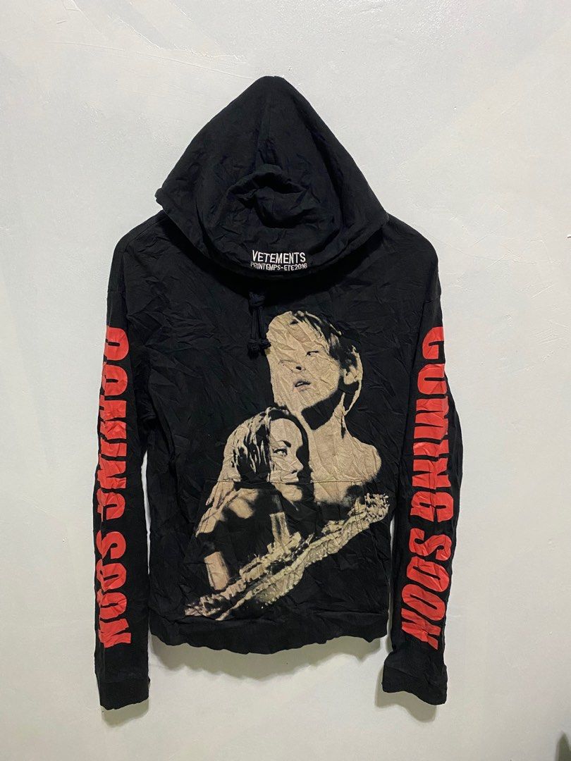 Vetements coming soon hoodie hot sale