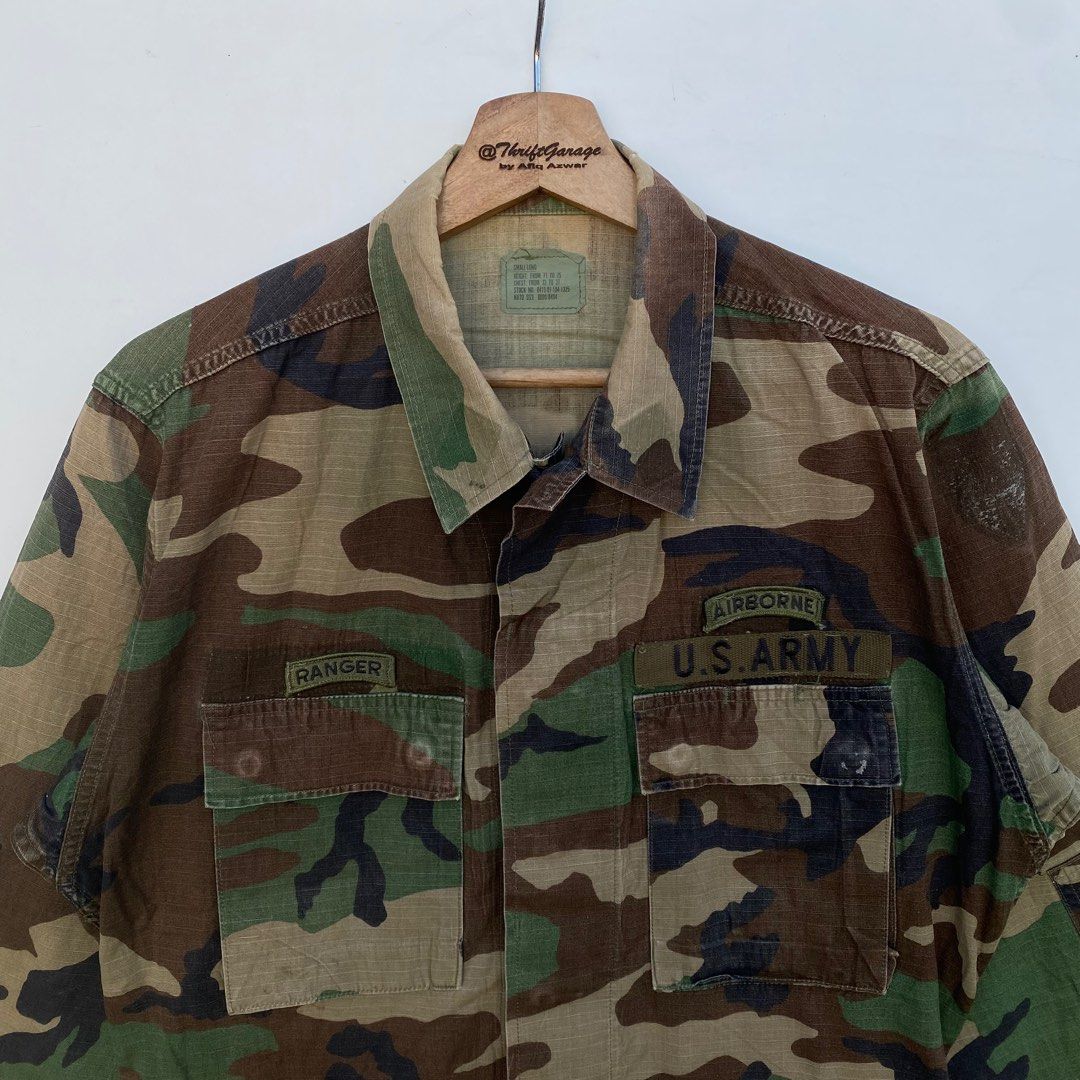Vintage 2001 Military Camouflage Repro Jacket Airborne US Army Men s Fashion Coats Jackets and Outerwear on Carousell