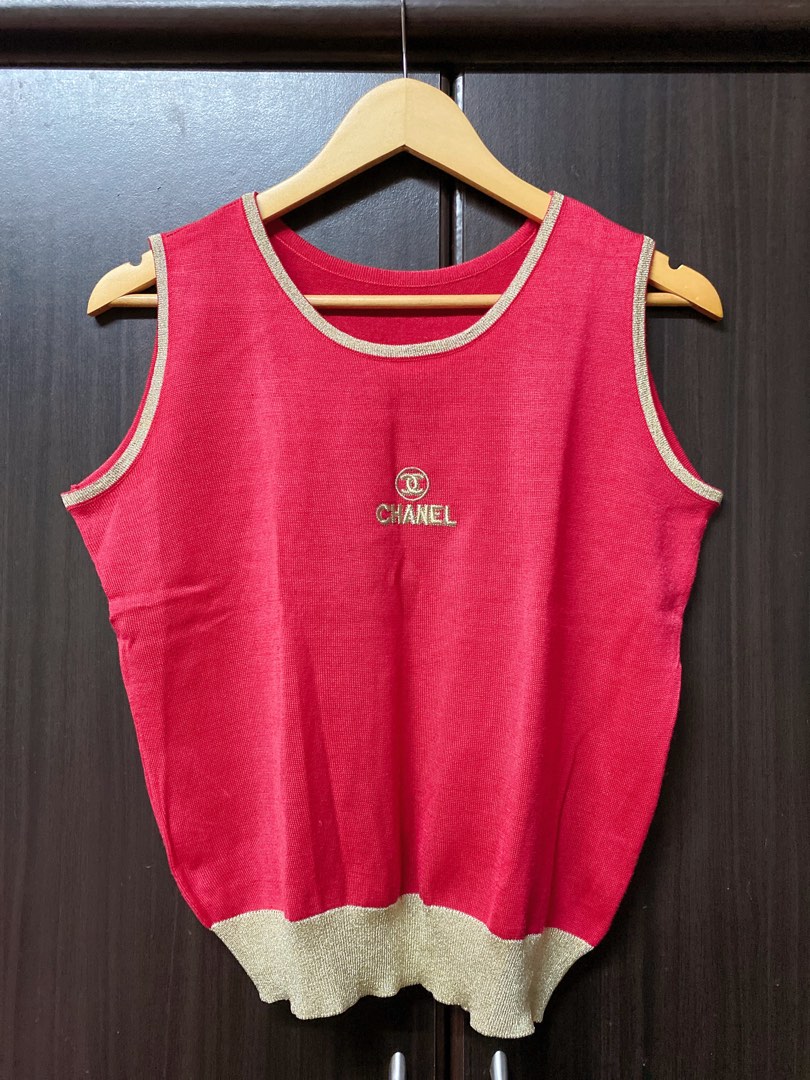 Vintage chanel tank top top